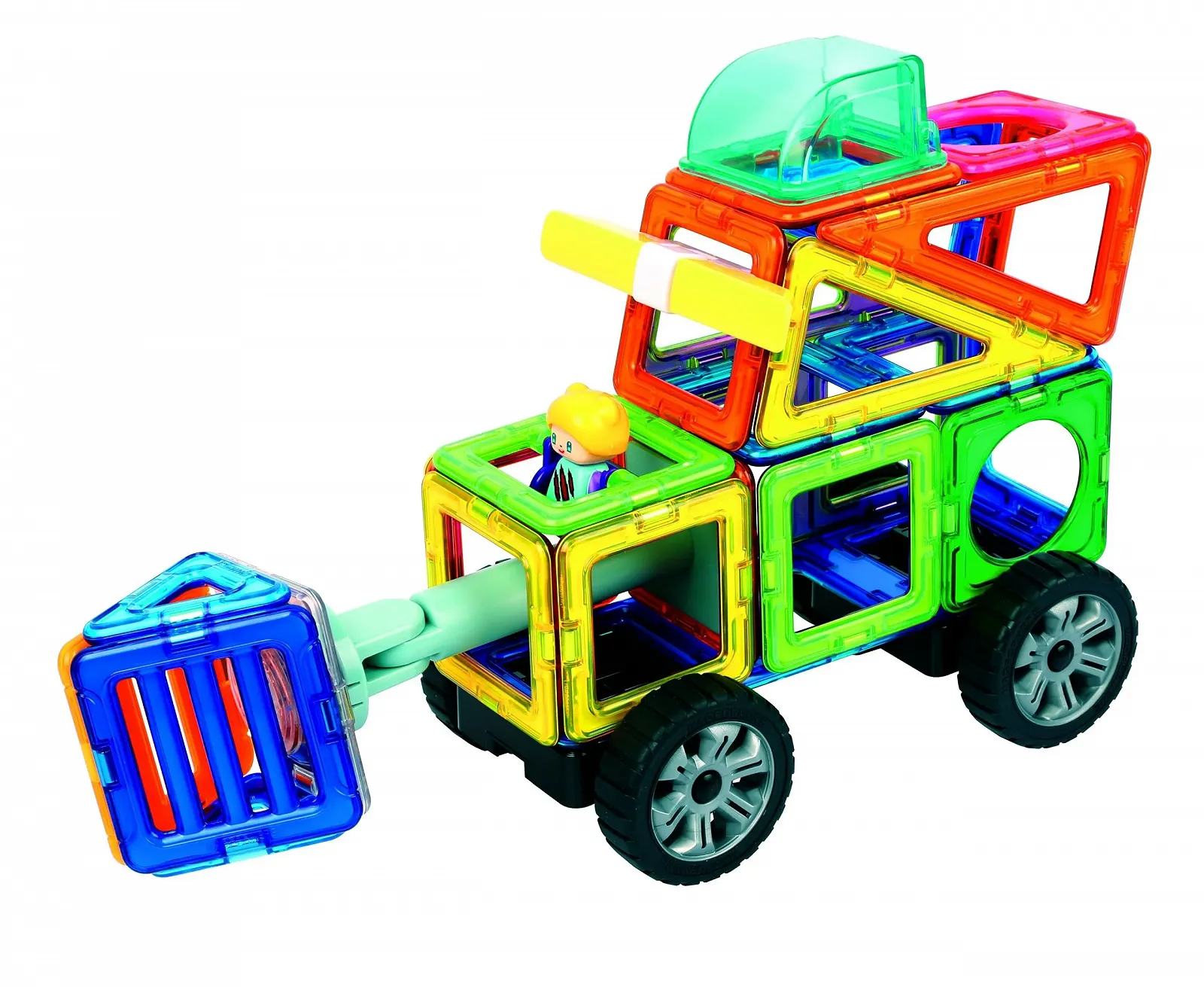 Конструктор Magformers Mystery Spin Set 40 деталей, магнитные строительные блоки, цветной, 3-99 лет, фото №4