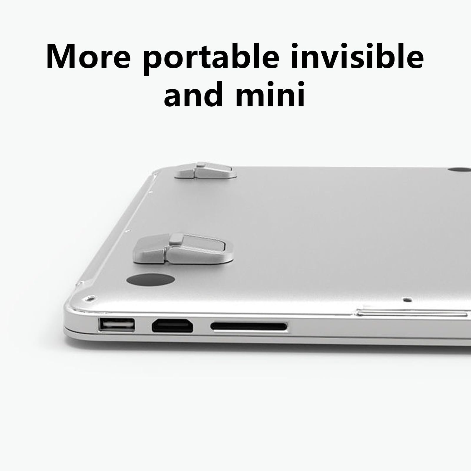 Подставка для ноутбука портативная 2 шт. Aluminium Alloy Foldable Laptop Lift для стола с самоклеящимися ножками, фото №7 Подставка для ноутбука портативная 2 шт. Aluminium Alloy Foldable Laptop Lift для стола с самоклеящимися ножками, фото №7