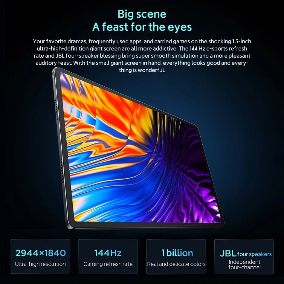 Планшет Lenovo Xiaoxin Pad Pro 2025 8/256 12.7'' Dimensity 8300 10200 мАh Grey , фото №5