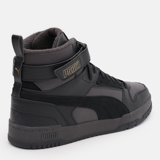 Черевики Puma Rbd Game Wtr Flat Dark Gray-Puma Black-Puma Gold 44.5, фото №4
