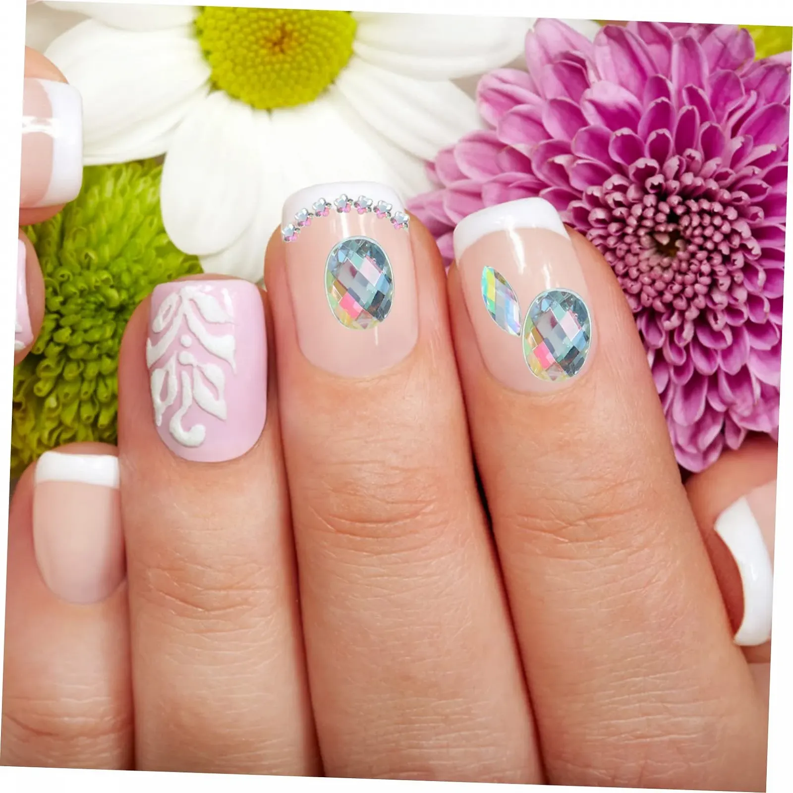 Стразы Плоские Акриловые 300 шт. Для ногтей, фото №5