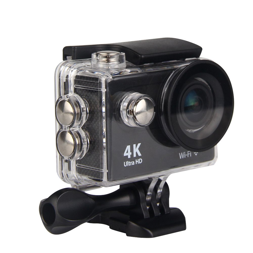 Камера Eleoption H9R беспроводная экшн-камера подводная спортивная 4K Ultra HD 1080P с пультом 2.4G и набором аксессуаров из 20 предметов, фото №3