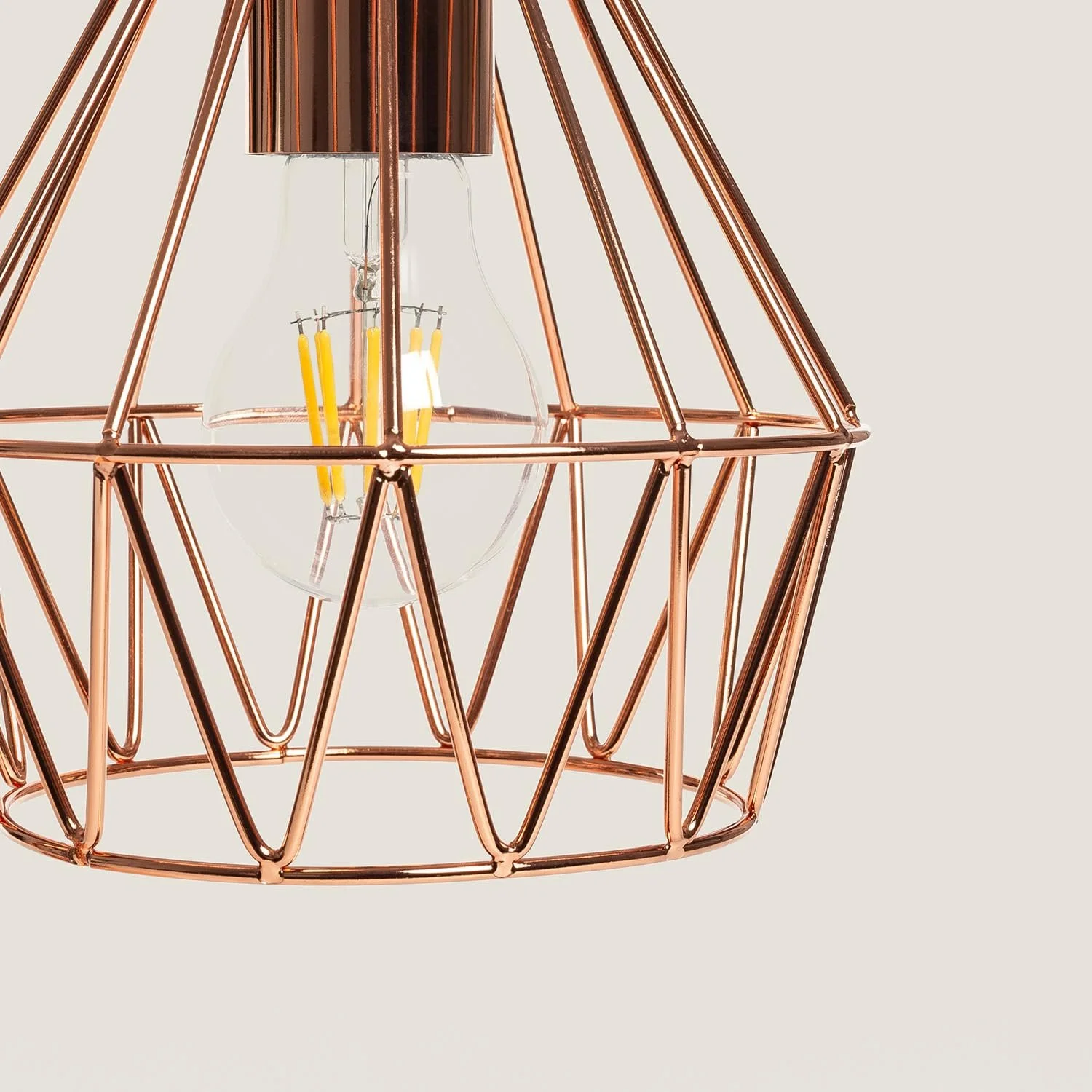 Настільна лампа LEDKIA LIGHTING Fugalaau 470х330х170 мм E27 Copper Metal, фото №6