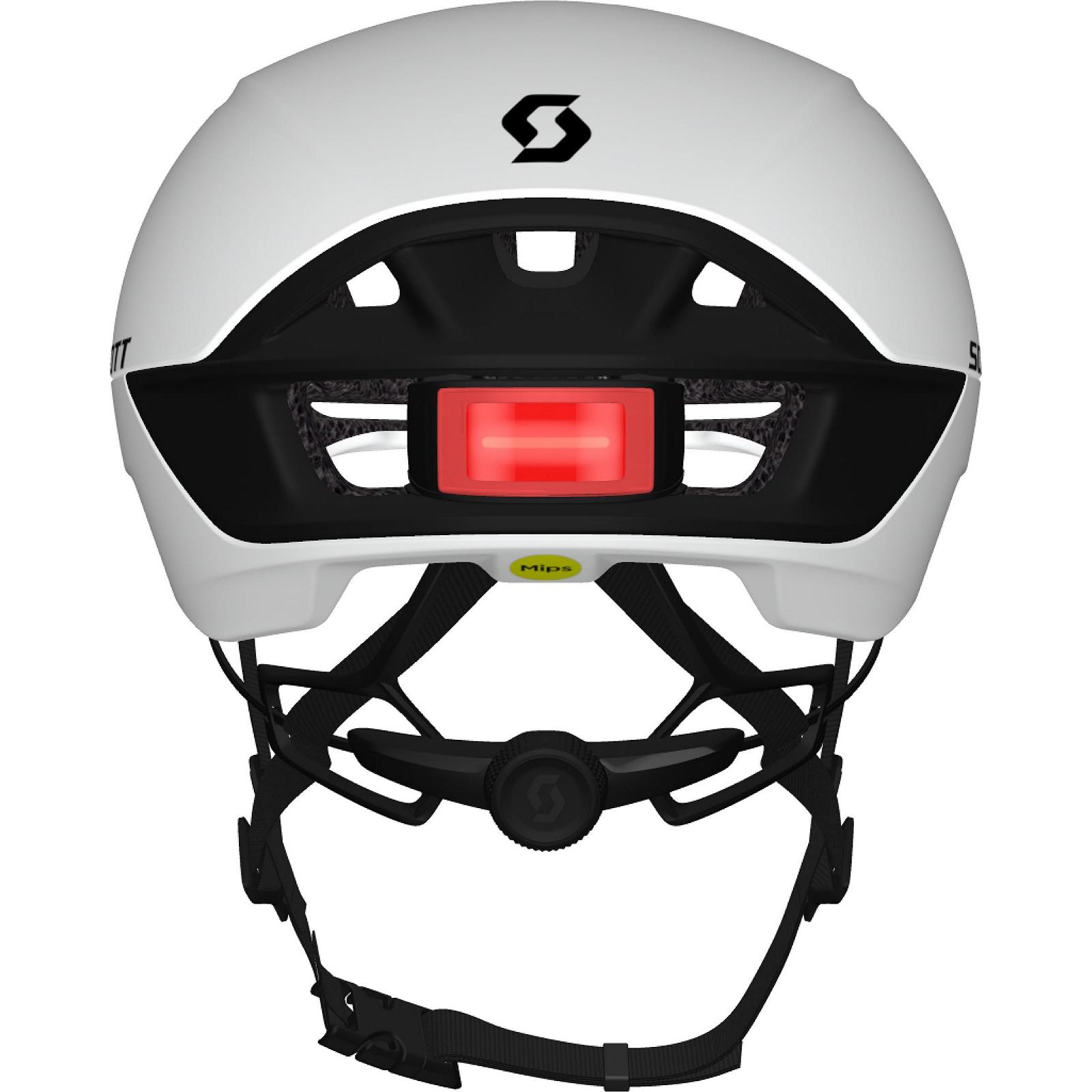 Шлем дорожный Scott Cadence Plus MIPS S (51-55 см) бело-черный, фото №5