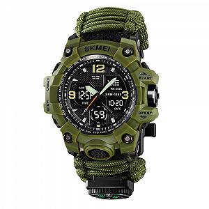 Годинник Skmei 1155BNAG Army Green - Фото 1