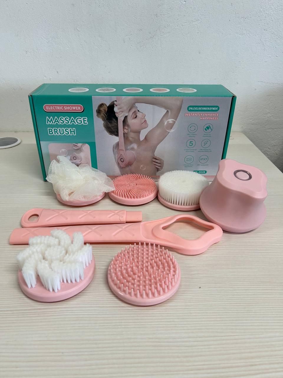 Электрическая массажная щетка для тела Cleaning brush N707, фото №3 Электрическая массажная щетка для тела Cleaning brush N707, фото №3