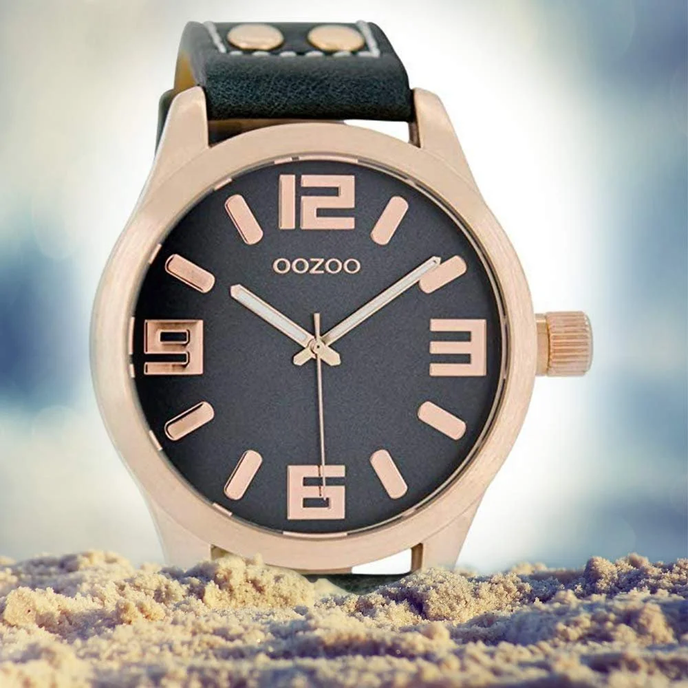 Годинник Oozoo Basic Line Ремінець шкіряний 47 мм Різні кольори корпусу та кольори, фото №4 Годинник Oozoo Basic Line Ремінець шкіряний 47 мм Різні кольори корпусу та кольори, фото №4
