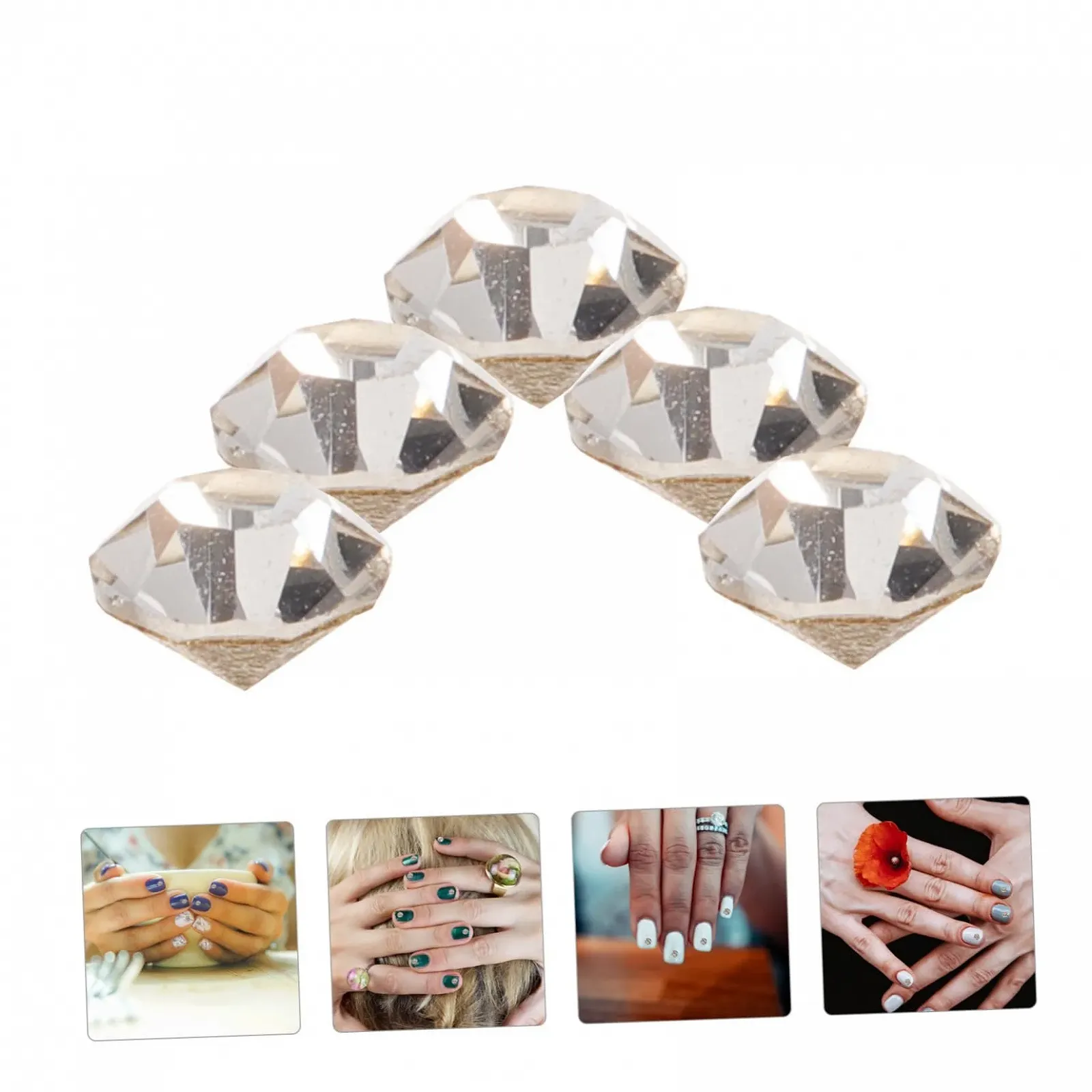 Прикраси для нігтів Miss Rhinestones, 1 упаковка, фото №3