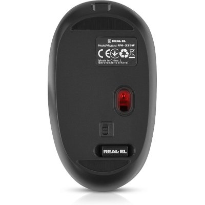 Мышка REAL-EL RM-335W Wireless Black (EL123200055), фото №8 Мышка REAL-EL RM-335W Wireless Black (EL123200055), фото №8