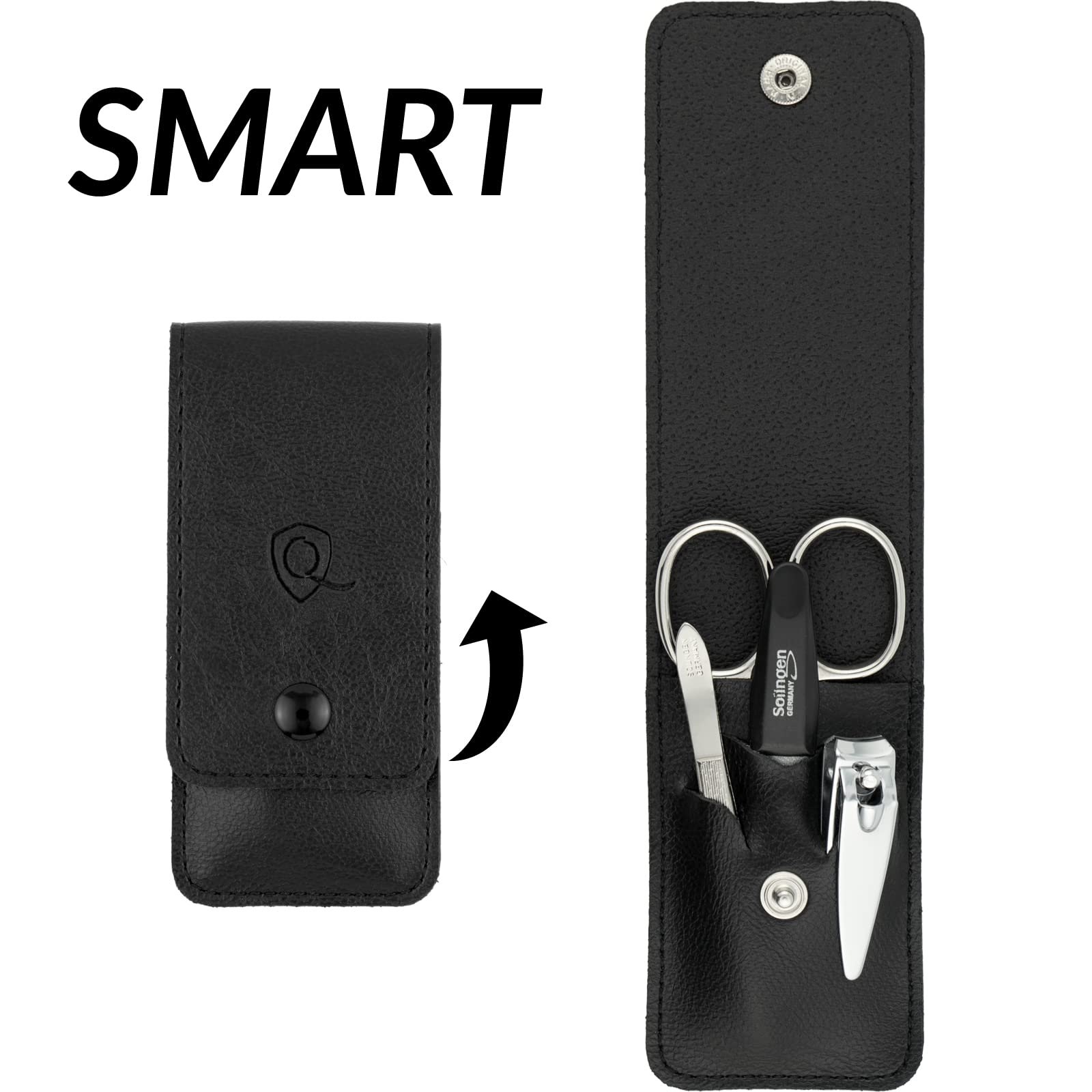 Набір для манікюру marQus 4 предмети, дорожній набір, чорний, фото №5 Набір для манікюру marQus 4 предмети, дорожній набір, чорний, фото №5