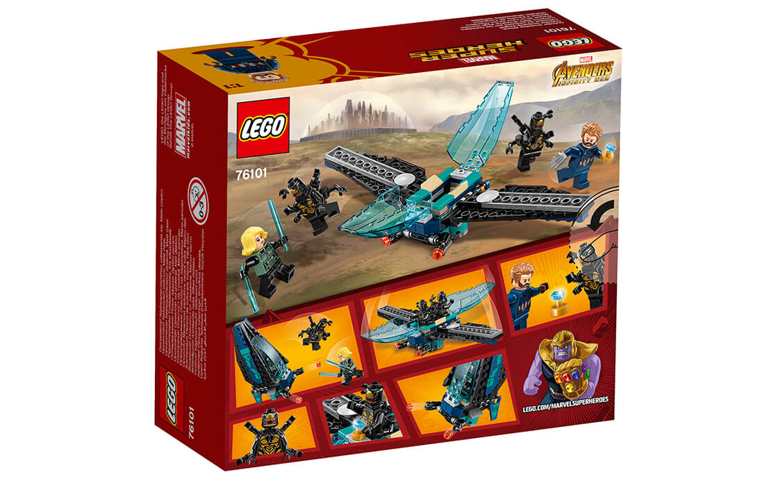 Конструктор LEGO Атака Вершників на кораблі 124 деталей 76101, фото №6