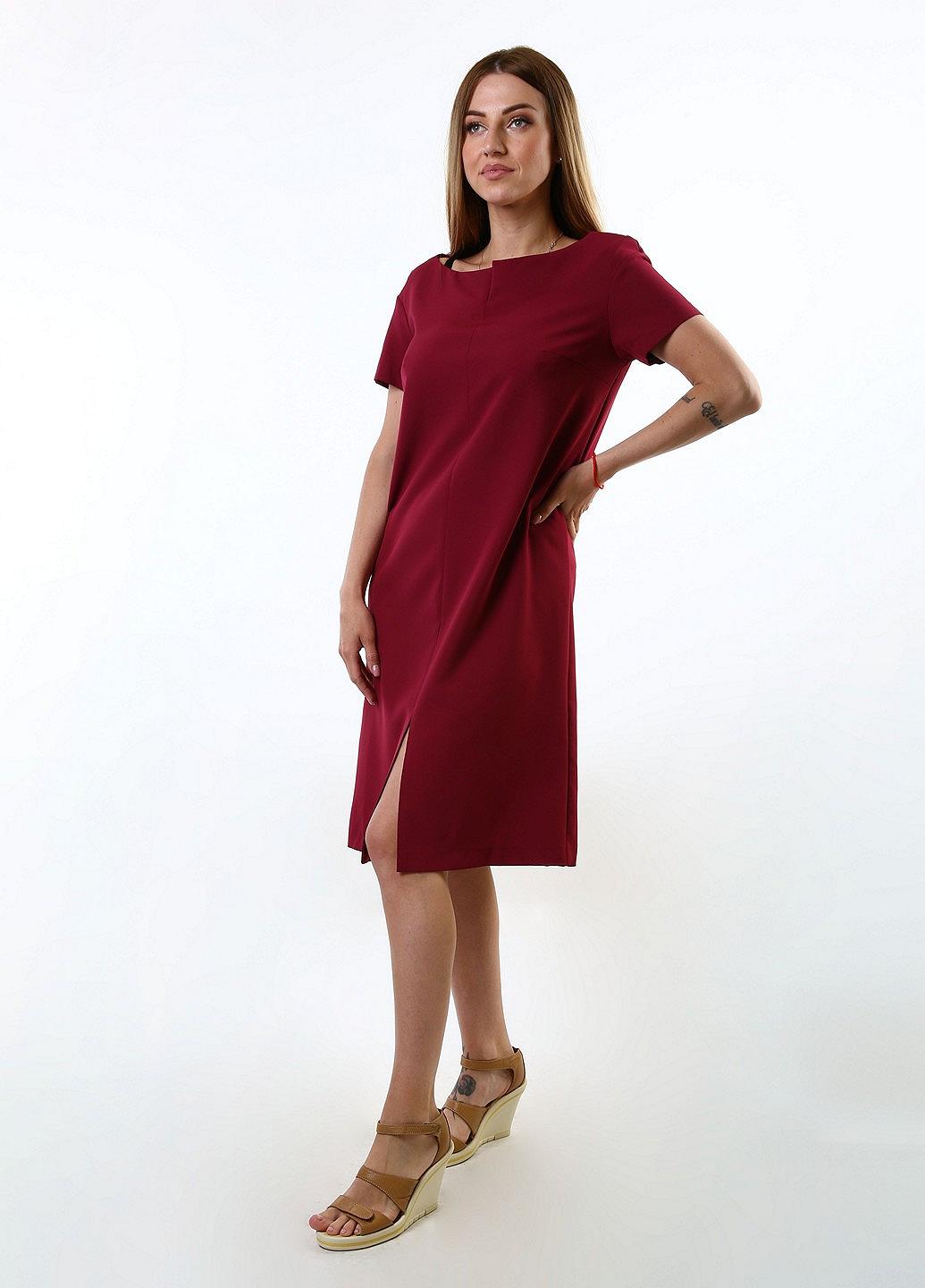 Платье inDresser M Малиновый (IN-F0218К009Д-Crimson), фото №3