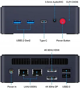 Міні ПК AWOW AK11 / Intel N150 / RAM 16GB / SSD 512GB / 1 x HDMI / 2 x LAN / Wi-Fi 6 / Bluetooth 5.2 / Windows 11 / Синій ціна на synthetic.ua - Фото 1 Міні ПК AWOW AK11 / Intel N150 / RAM 16GB / SSD 512GB / 1 x HDMI / 2 x LAN / Wi-Fi 6 / Bluetooth 5.2 / Windows 11 / Синій synthetic.ua - Фото 1