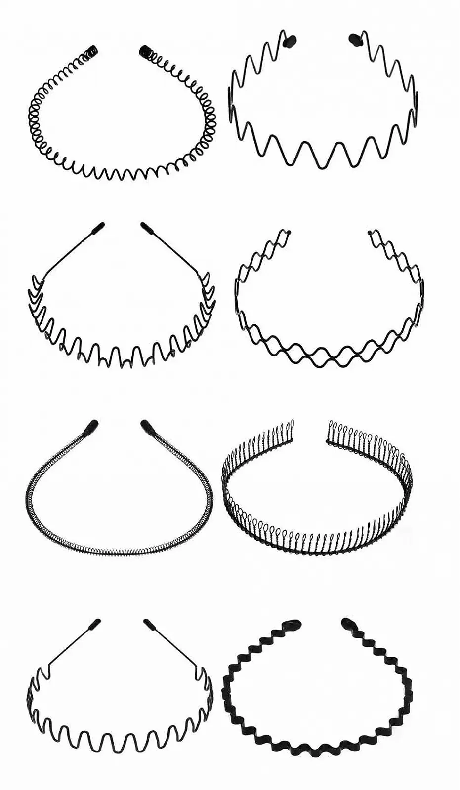 Обруч Металевий 8 шт. Хвилясті, фото №1 Обруч Металевий 8 шт. Хвилясті, фото №1