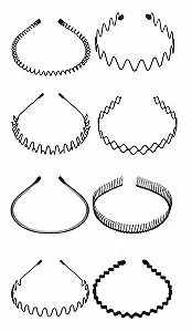 Обруч Металевий 8 шт. Хвилясті - Фото 1