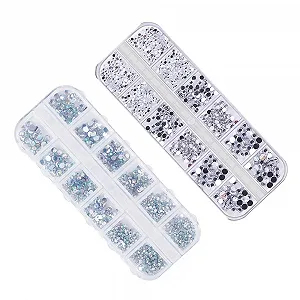 Стразы для ногтей Без бренда Смешанные цвета, 2 шт - Фото 1