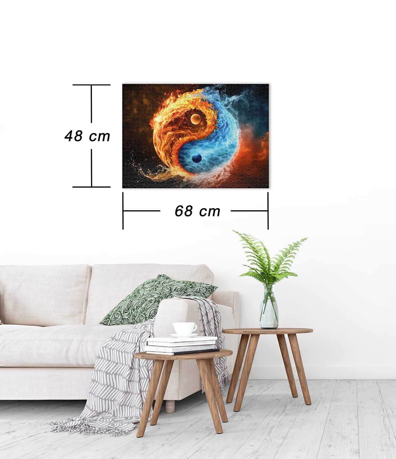 Пазл Ulmer Puzzleschmiede Harmony of Fire and Ice 1000 деталей, фото №3