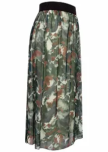 Спідниця Cloud 5ive Longform з леопардовим принтом та еластичним поясом synthetic.ua - Фото 1