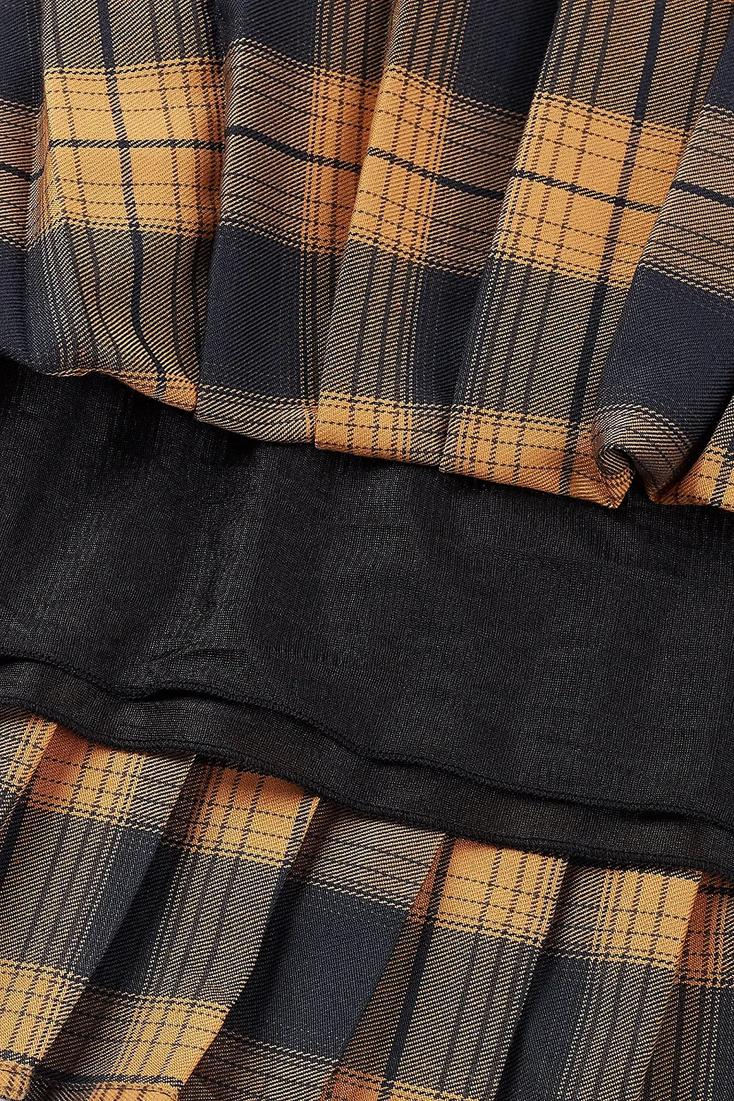 Плісирована спідниця в клітинку з еластичною талією жіноча, фото №6