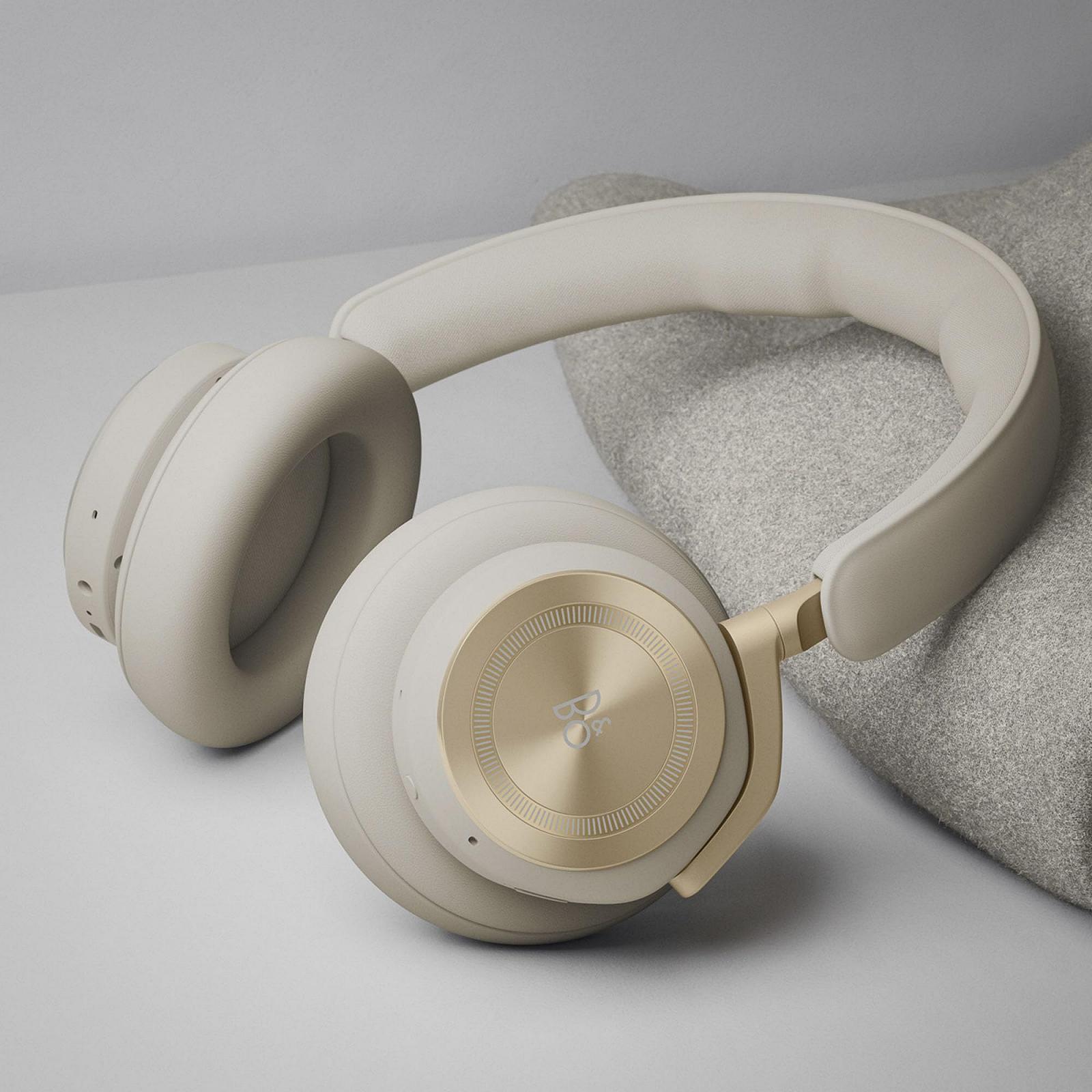 Навушники Bang & Olufsen Beoplay HX Безпровідні Bluetooth Повнорозмірні Преміум з Активним Шумозаглушенням, 6 Мікрофонів, Час Роботи до 40 Годин, Навушники та Сумка для Навушників, Золотий Відтінок, фото №4