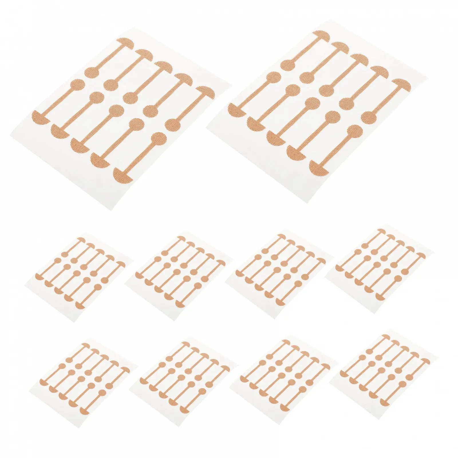 Пластирі для корекції крил носа еластичні самоклейні 10 шт. М'які, фото №1