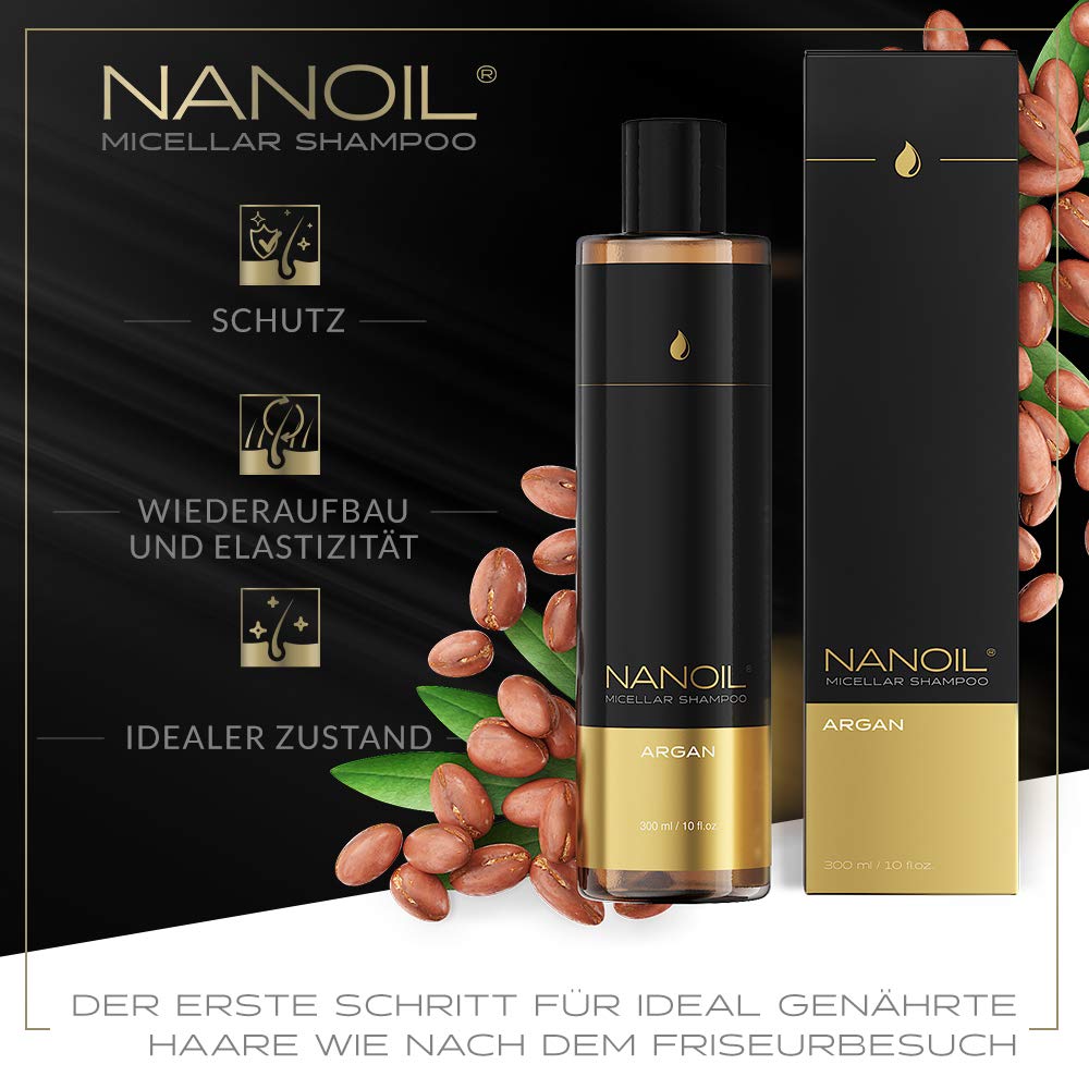 Шампунь Nanoil Argan Micellar з аргановою олією 300 мл, фото №2