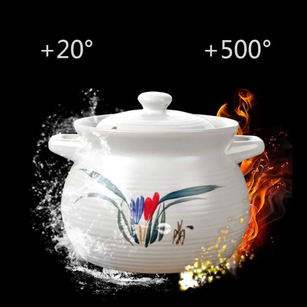 Кастрюля керамическая для дома, для бульона, с антипригарным покрытием 2.8 л, фото №6 Кастрюля керамическая для дома, для бульона, с антипригарным покрытием 2.8 л, фото №6