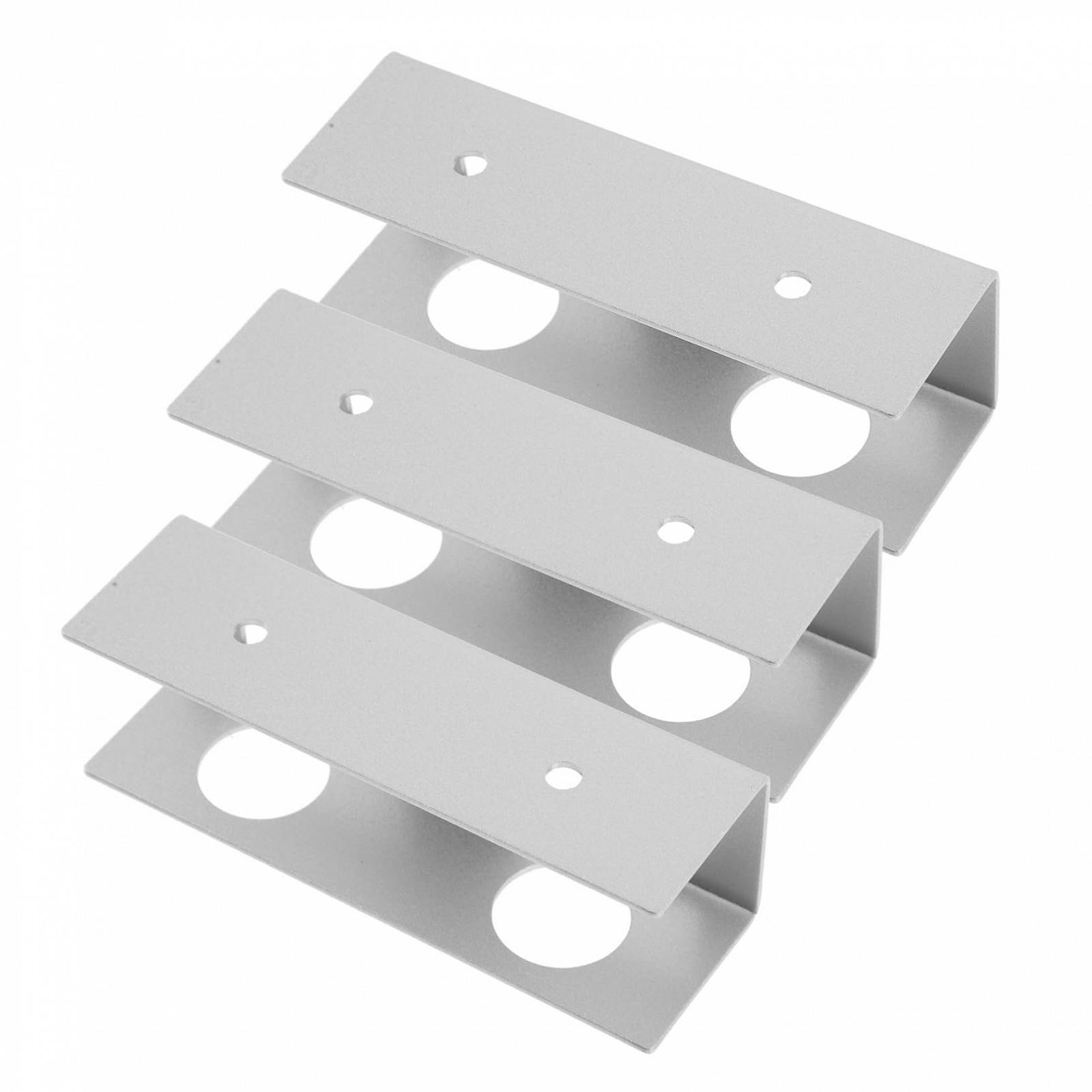 Подставка для ноутбука Tofficu алюминиевая для установки под стол Металлический держатель для клавиатуры Серебристый, фото №1