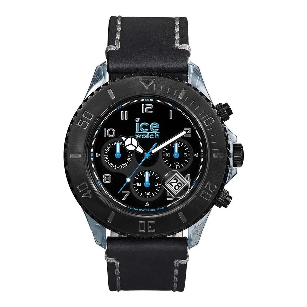 Годинник ICE-WATCH Унісекс Ice Vintage Аналоговий Кварцовий Шкіра VT.MF.BK.B.L.14, чорний/чорний, Ремінець, фото №1 Годинник ICE-WATCH Унісекс Ice Vintage Аналоговий Кварцовий Шкіра VT.MF.BK.B.L.14, чорний/чорний, Ремінець, фото №1