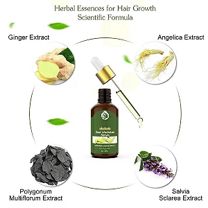 Сыворотка для роста волос Быстрый рост волос для женщин Против выпадения волос Восстановление волосяных фолликулов 30 мл synthetic.ua - Фото 1