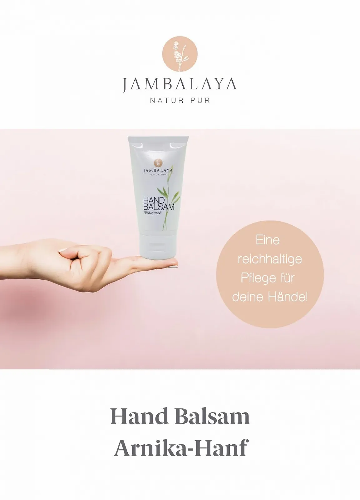 Бальзам для рук Jambalaya Арника Конопля 50 мл, фото №3
