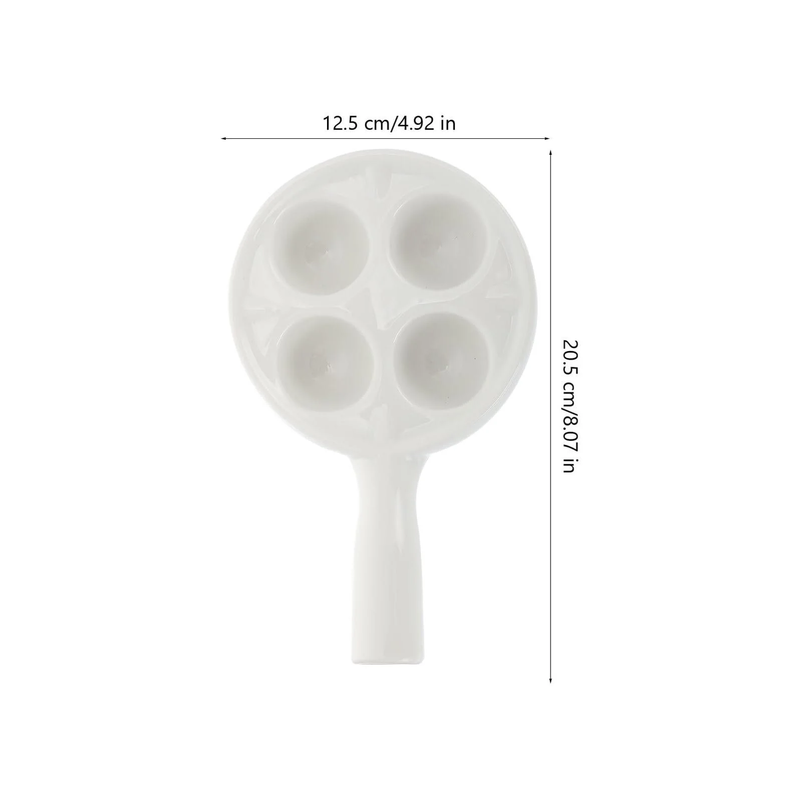 Форма для запікання равликів VALICLUD Керамічна З ручкою Біла, фото №5