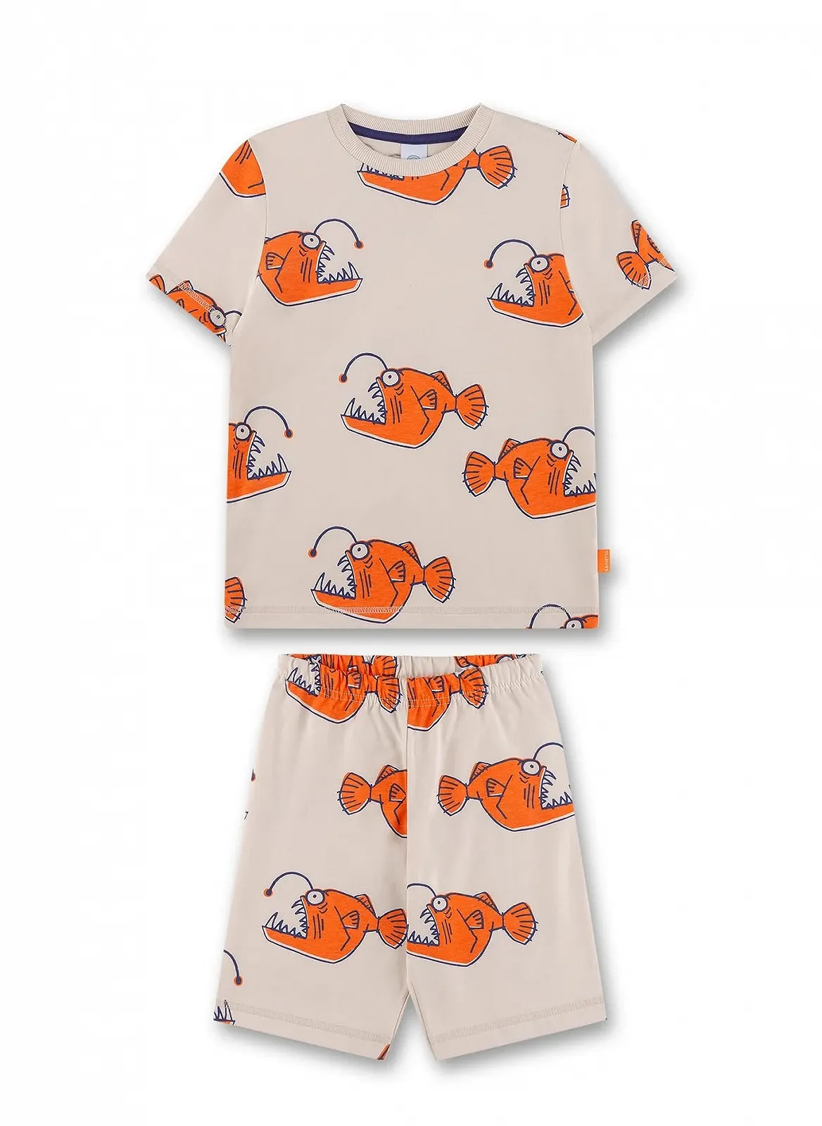 Комплект піжамний Sanetta Шорти Бежевий, фото №1