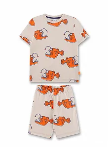 Комплект пижамный Sanetta Шорты Бежевый - Фото 1