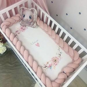 Купити Бортик-коса пудра 360 см на всі сторони ліжечка - Фото 1 Бортик-коса пудра 360 см на всі сторони ліжечка - Фото 1
