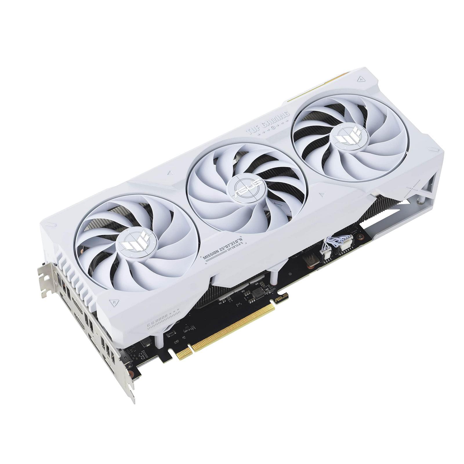 Видеокарта ASUS TUF Gaming GeForce RTX 4070 Ti SUPER 16GB GDDR6X White OC Edition, фото №2