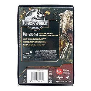 Набір столових приборів P:OS Jurassic World, нержавіюча сталь synthetic.ua - Фото 1