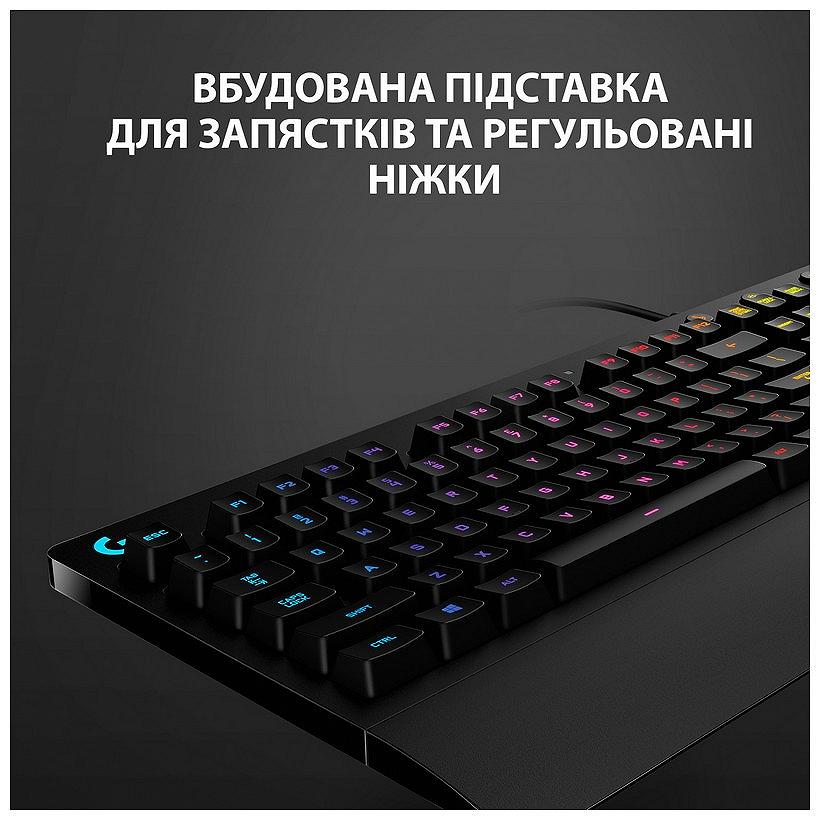 Клавіатура Logitech G213 Prodigy Ukr USB Black (920-010740), фото №3 Клавіатура Logitech G213 Prodigy Ukr USB Black (920-010740), фото №3