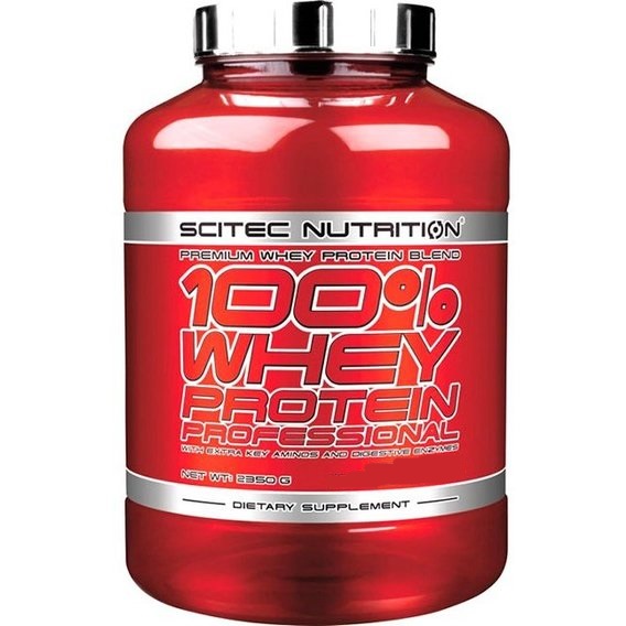 Протеин Scitec Nutrition 100 Whey Protein Professional 2350 g 78 servings Lemon Cheesecake, фото №1