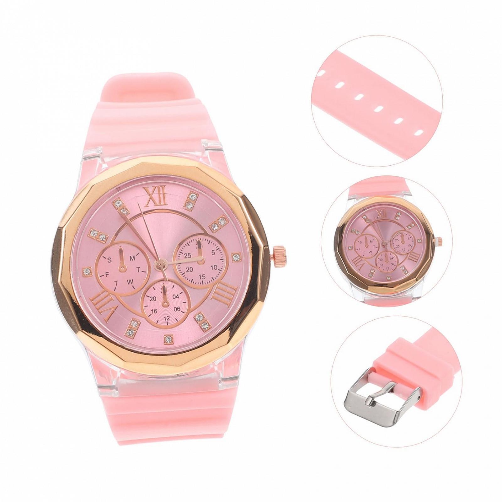 Жіночий наручний годинник Beaupretty з метеликом, силіконовим ремінцем, фото №8