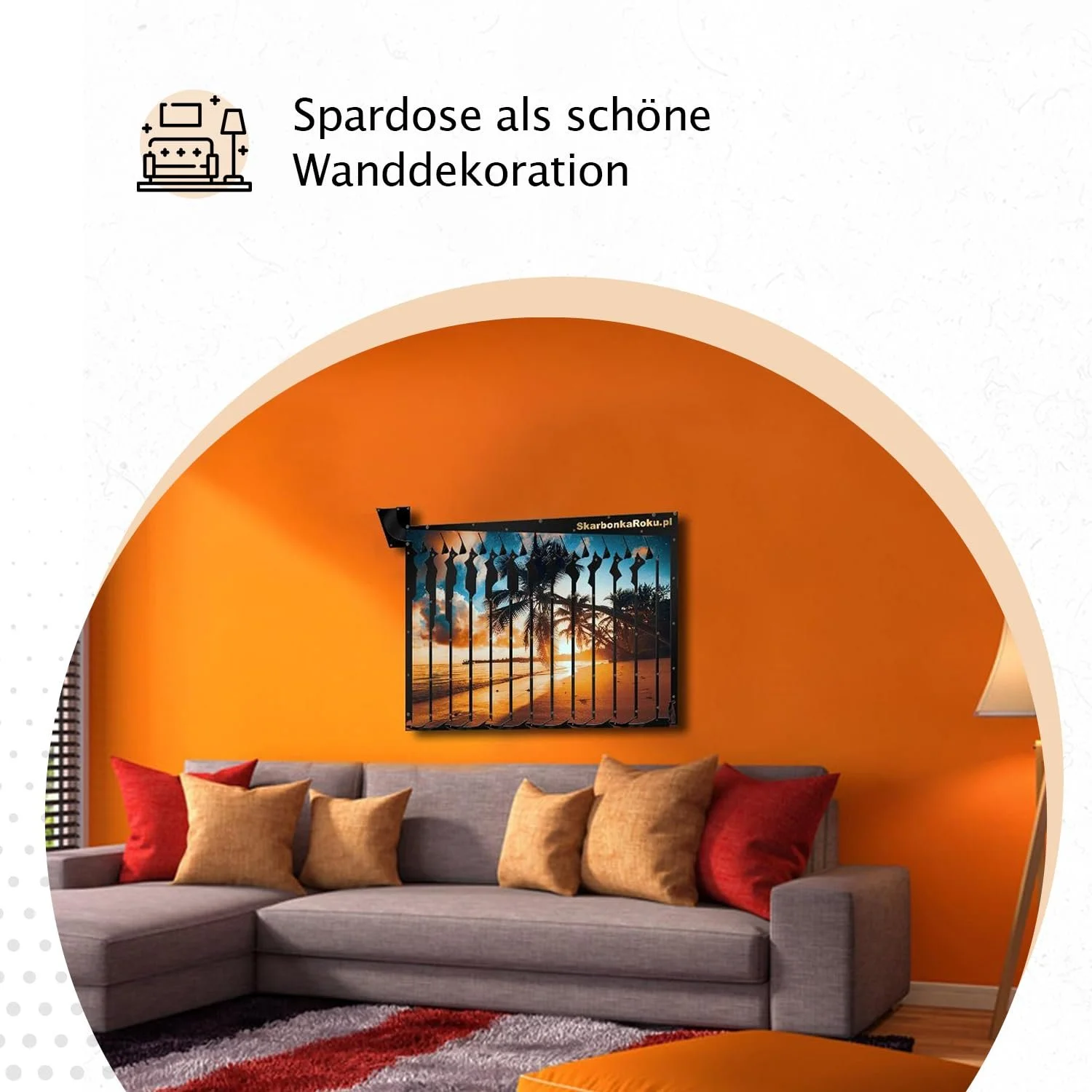 Скарбничка настінна Cashwall на рік, фото №3