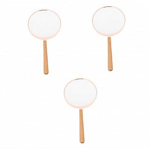 Купить Зеркало Angoily Hand Cosmetic Wooden ABS Frame - Фото 1 Зеркало Angoily Hand Cosmetic Wooden ABS Frame - Фото 1