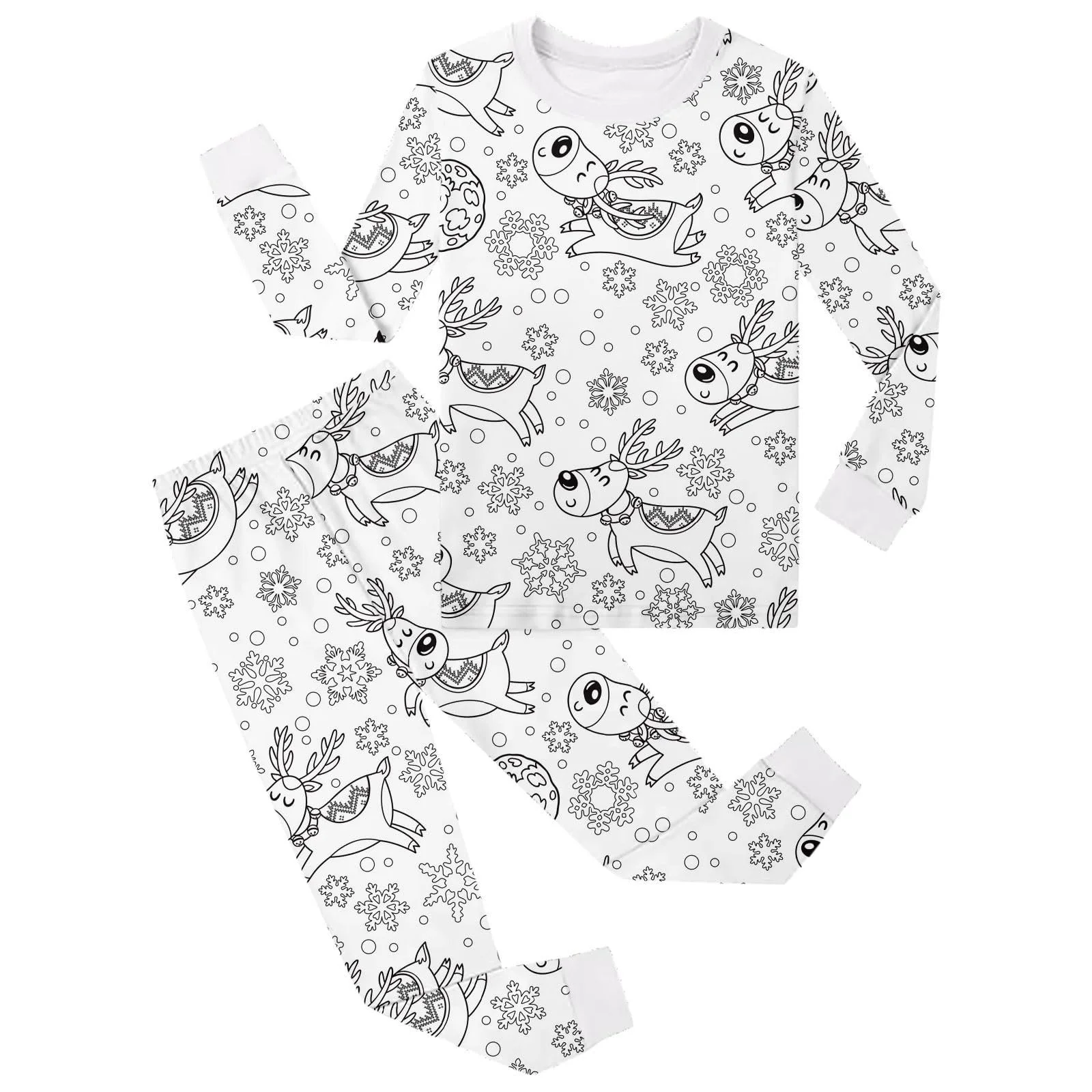 Піжама Roobeety з малюнком для розфарбовування, фото №2