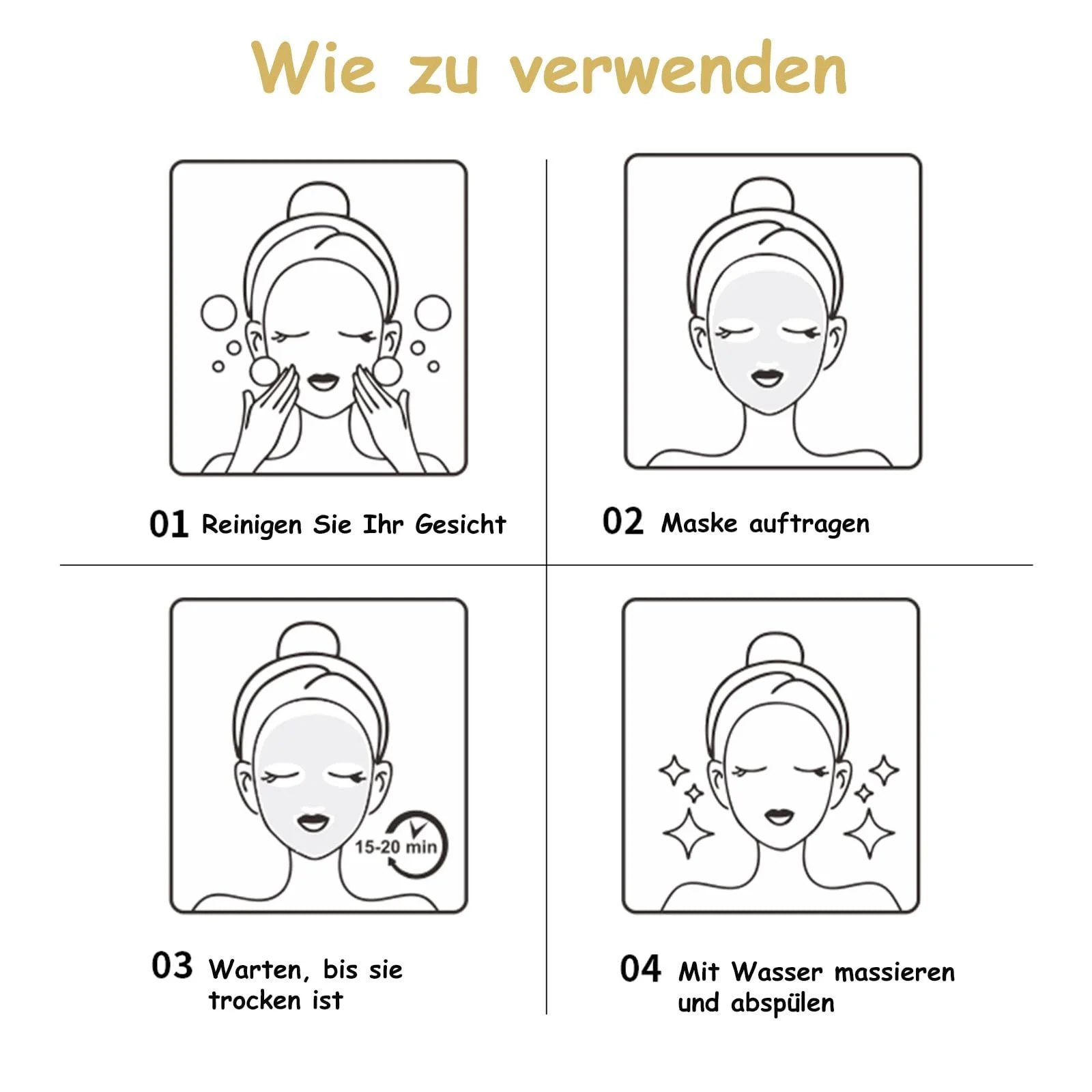 Тканинна Маска для обличчя Soleneva 6 x Муцин Равлика, Маска з Колагеном, Зволожуюча, фото №7