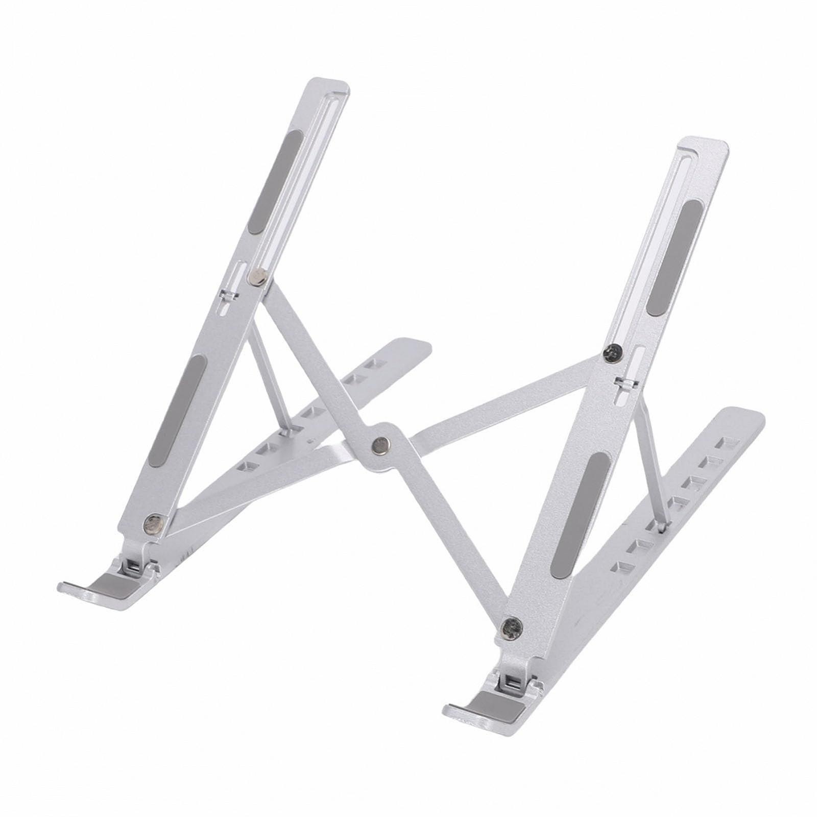 Подставка для ноутбука складная Алюминиевый сплав Рассеивание тепла с сумкой для хранения 7 передач Регулируемая для OS X Air Pro до 15,6 дюймов, фото №1