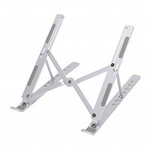 Подставка для ноутбука складная Алюминиевый сплав Рассеивание тепла с сумкой для хранения 7 передач Регулируемая для OS X Air Pro до 15,6 дюймов - Фото 1