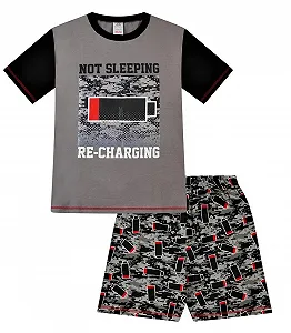 Пижама для мальчиков Серый Красный - Фото 1