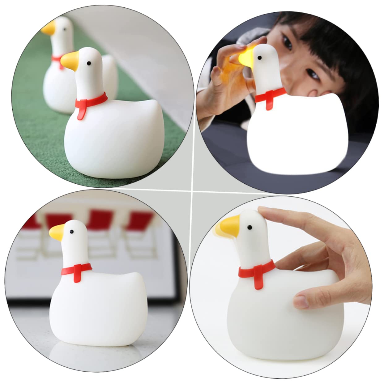 Світильник DOITOOL Goose Silicone Lamp ABS Білий, фото №7