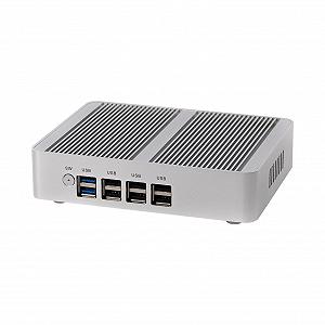 HUNSN Fanless Mini ПК BM34 Intel N100 8G RAM 128G SSD synthetic.ua - Фото 1