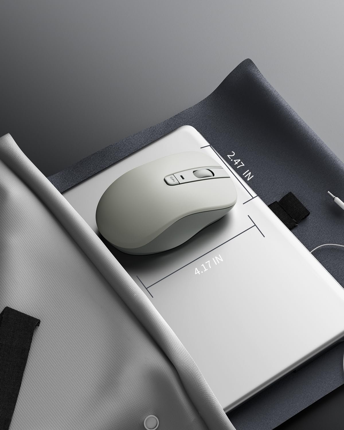 Миша Бездротова Lenovo WL300 Bluetooth з тихими натисканнями, 3 регульованих DPI, фото №9